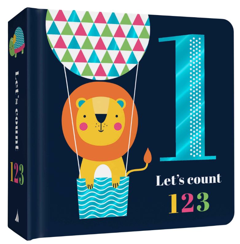 Chunky Foil Board Book - Let's Count 123 (10 Copies)