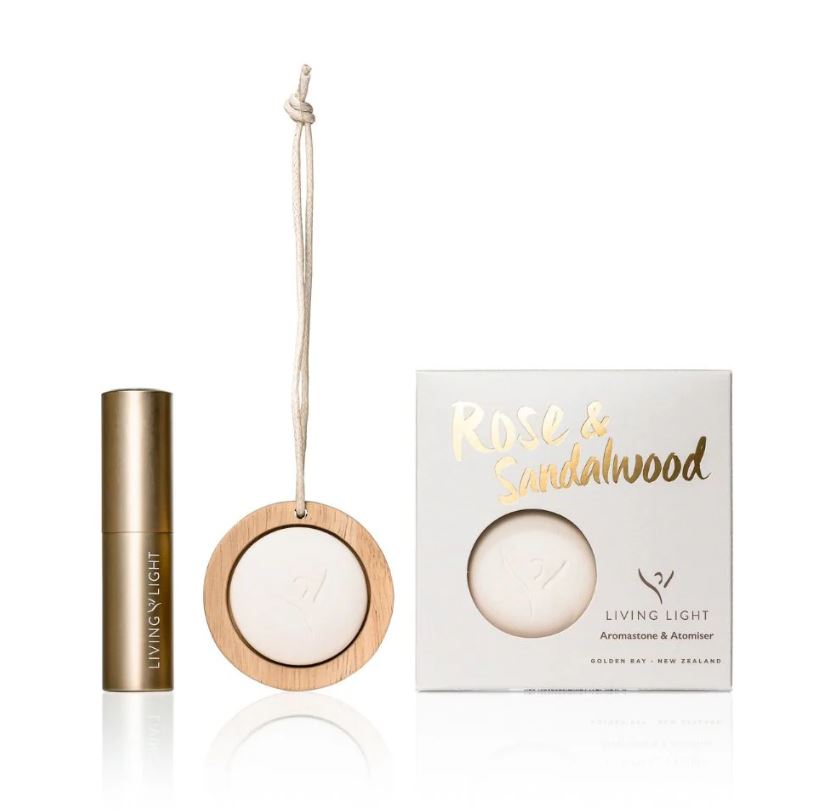 Living Light Rose & Sandalwood Aromastone & Atomiser