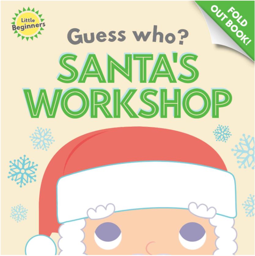 Guess Who? Santa's Workshop Fold Out Board Book (10 Copies)