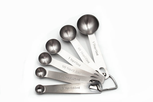 Stainless Steel Measuring Spoons set of 6