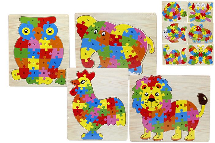Wooden Animal Puzzle Assorted