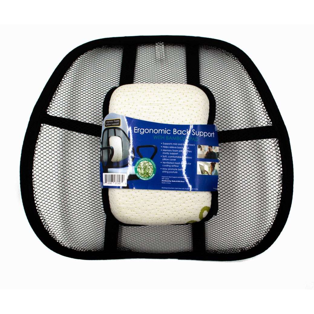Ergonomic Back Support with Bamboo
