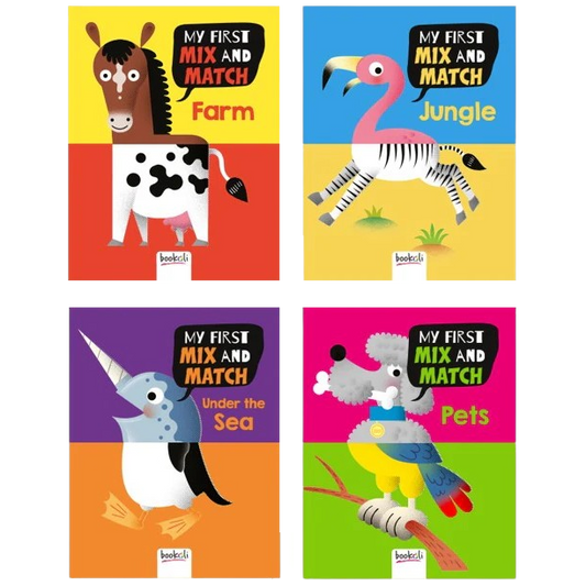 My First Mix and Match Board Book Set 4