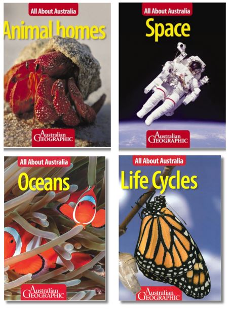 All About Australia Set of 4 Books